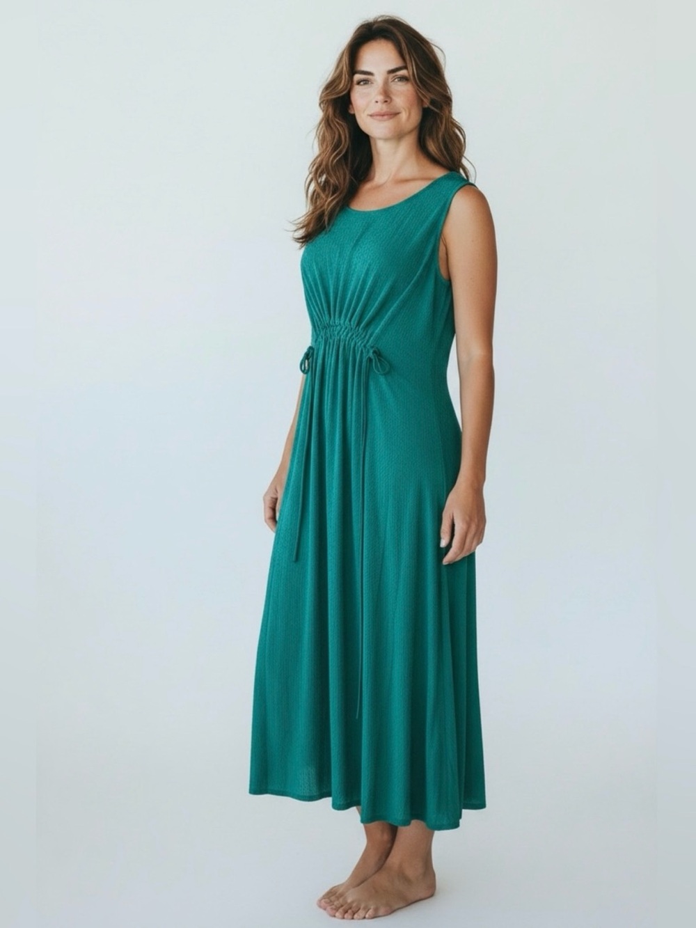 Athleta echo emerald midi dress